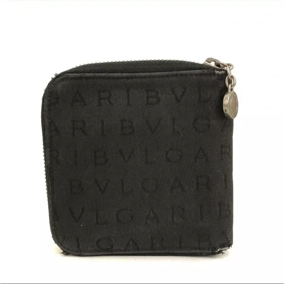 BVLGARI Logo Mania Canvas Bifold Wallet - Picture 4 of 7